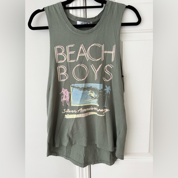 Anthropologie Letluv ‘Beach Boys’ Vintage Vibe Tank Top, Size S - Picture 6 of 10
